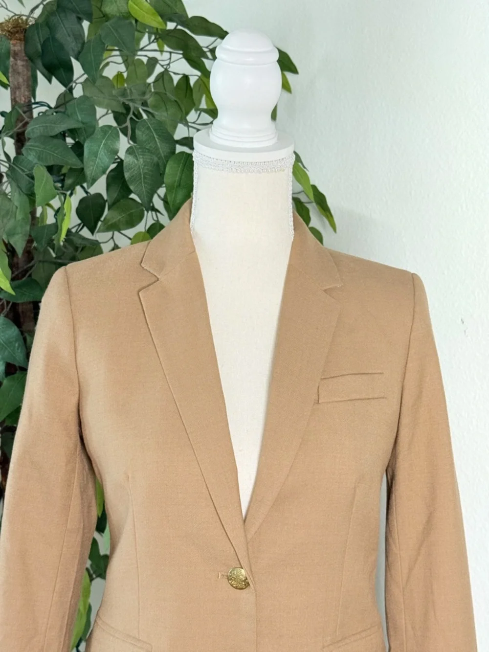 J.Crew Original Schoolboy Blazer Tan Size 00